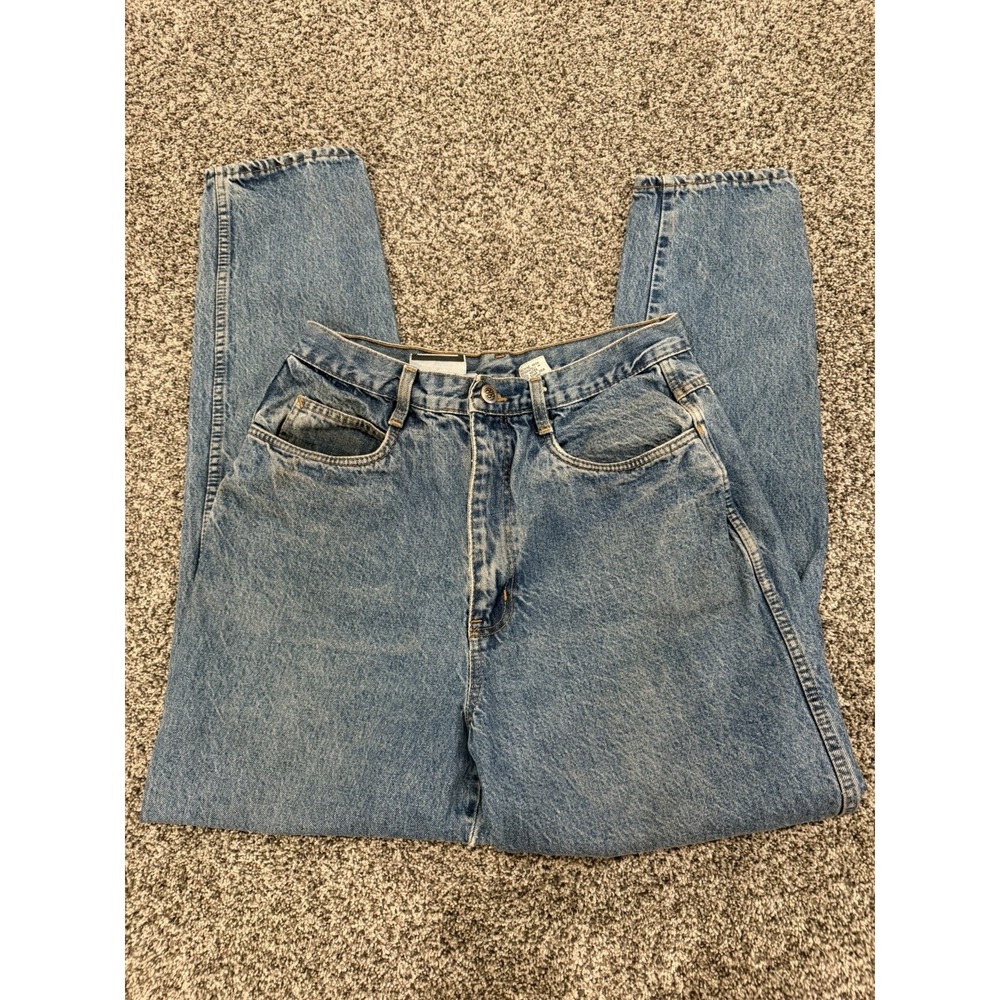 Vintage Bill Blass Jeans Women's 12 Blue Denim 100% Cotton High-Waisted